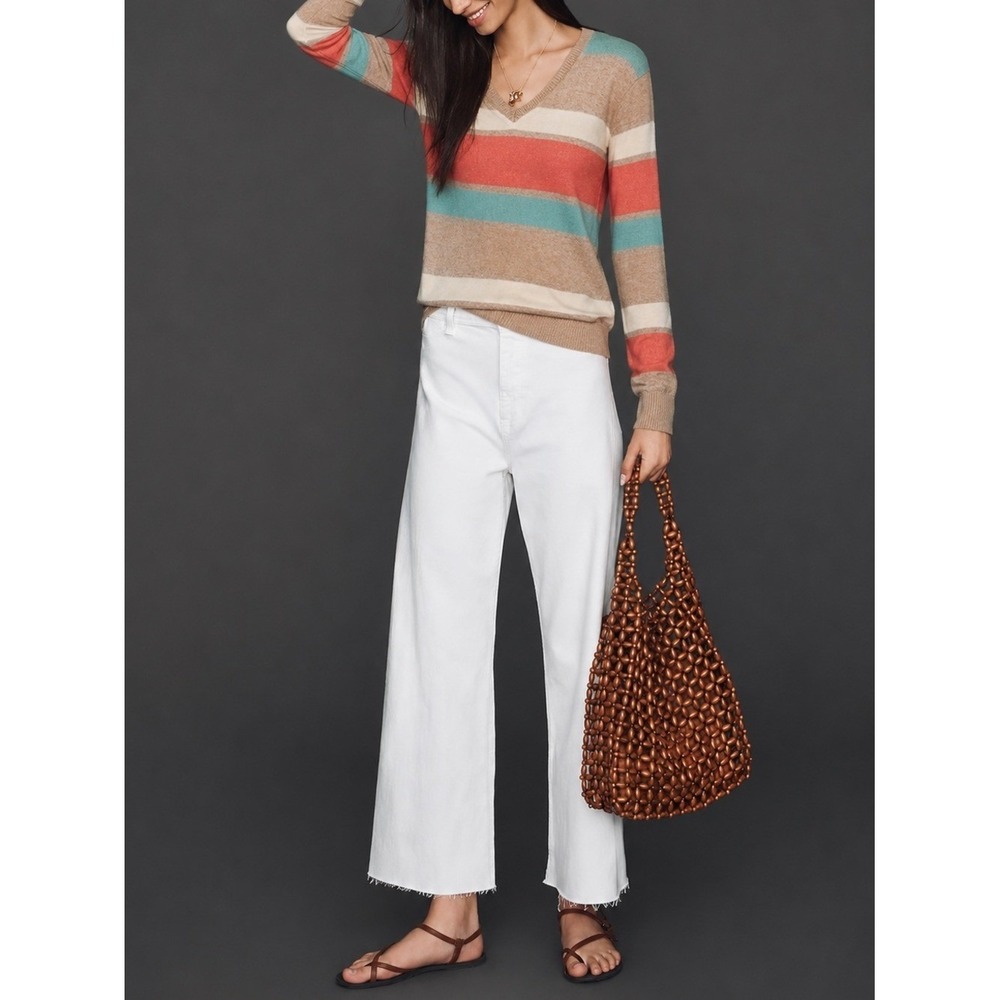 Croft & Barrow Striped V-Neck Sweater